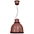 Sleek Stainless Steel Pendant Lamp 3D model small image 4