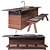 Outdoor BBQ Kitchen Set Elegance 3D model small image 2