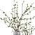 Elegant Floral Branch Bouquet Display 3D model small image 3