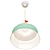 Modern Pendant Lamp Light Green 3D model small image 4