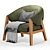 Modern Apora Armchair 2015 Design 3D model small image 2