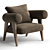 Luxury Ghibli Armchair Model 3D model small image 4