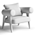 Luxury Ghibli Armchair Model 3D model small image 6