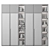 Modular Wardrobe & Shelving Set 3D model small image 4