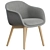 Muuto Wood Fiber Conference Armchair 3D model small image 1