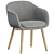 Muuto Wood Fiber Conference Armchair 3D model small image 6