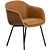 Muuto Fiber Tube Conference Chair 3D model small image 2