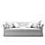 Versatile Jack Classic Sofa Bed 3D model small image 5