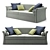 Versatile Jack Classic Sofa Bed 3D model small image 7