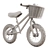 Banwood & Zara Red Balance Bike 3D model small image 5