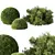 Versatile Bush Set for 3D 3D model small image 1