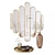 Elegant Decor Set Mirrors 3D model small image 4