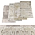 4-Piece High-Res Carpet Set 3D model small image 1