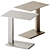  Sleek Aluminium Outdoor Table 3D model small image 2