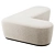 Modern L-Shaped Pouf Design 3D model small image 3
