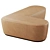 Modern L-Shaped Pouf Design 3D model small image 4