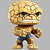 Marvel Comics Thing Funko Pop 3D model small image 2