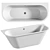 Luxury Albenia Bathtub 3D model small image 1