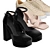 ZARA Footwear Collection Set 3D model small image 4