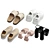ZARA Footwear Collection Set 3D model small image 5