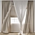 Texture-Enhanced Curtain 3D Model 3D model small image 1