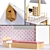 Wooden Dollhouse | Premium Design 3D model small image 5