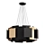 Gerard M Black Gold Pendant 3D model small image 1