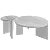 Shona Nesting Coffee Tables Set 3D model small image 3