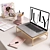 Modern Study Desk Set for Kids 3D model small image 5