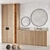 Zen Minimalist Bathroom Set 3D model small image 9