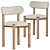 Elegant Nebai Chair in Two Tones 3D model small image 6