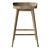 Vintage Danish Bar Stool Set 3D model small image 3