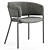 Modern Runnie Chair in Dark Grey 3D model small image 6