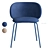 Modern Scandinavian Dining Chair 3D model small image 2