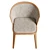 Adria Upholstered Wooden Chair _cm 3D model small image 3