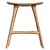 Ethnicraft Osso Oak Stool, Real-size Model, 8192x8192 Texture 3D model small image 2