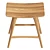 Ethnicraft Osso Oak Stool, Real-size Model, 8192x8192 Texture 3D model small image 3