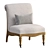 Unique 2016 Josie Accent Chair 3D model small image 1