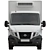 Nissan NV400 BoxTruck Commercial Chassis 3D model small image 7