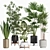 Set of 24 Indoor Plants 3D model small image 1