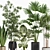 Set of 24 Indoor Plants 3D model small image 4