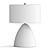 Modern Minimalist Table Lamp White 3D model small image 2