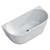 Luxury Acrylic Bath ABBER AB9216 3D model small image 2