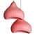 Modern Wabi Sabi Pendant Light 3D model small image 3