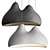 Minimalist E27 Pendant Light Brushed Nickel 3D model small image 1