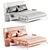 Globo Double Bed Modern Elegance 3D model small image 4