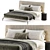 Globo Double Bed Modern Elegance 3D model small image 6