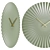 Karlsson Sensu Wall Clock: Modern Design 3D model small image 4