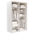 M Trio Wardrobe Closet Cabinet 3D model small image 4