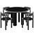 Scandi Dining Set Kave Home 3D model small image 4